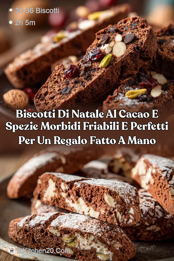 Biscotti di Natale al cacao e spezie Morbidi friabili e perfetti per un regalo fatto a mano