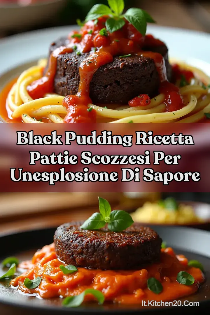 Black Pudding Ricetta Pattie Scozzesi per unEsplosione di Sapore