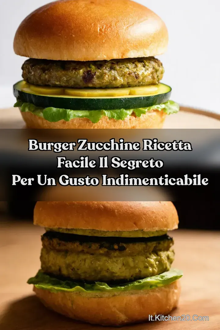 Burger Zucchine Ricetta Facile Il Segreto per un Gusto Indimenticabile
