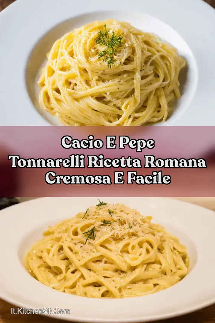 Cacio e Pepe Tonnarelli Ricetta Romana Cremosa e Facile
