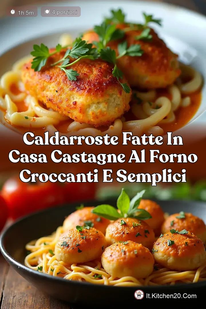 Caldarroste Fatte in Casa Castagne al Forno Croccanti e Semplici
