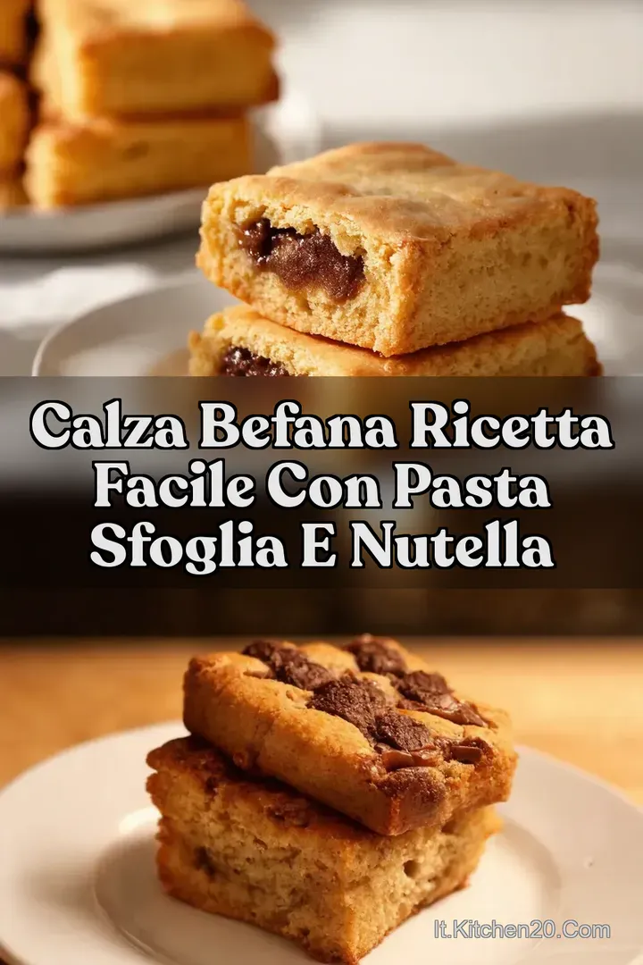 Calza Befana Ricetta Facile con Pasta Sfoglia e Nutella