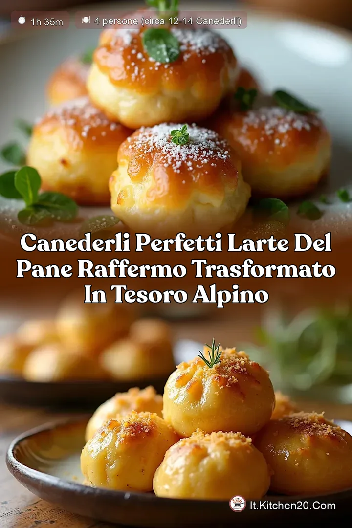 Canederli Perfetti LArte del Pane Raffermo Trasformato in Tesoro Alpino