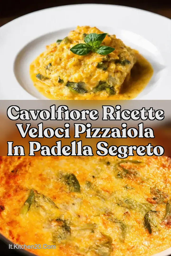 Cavolfiore Ricette Veloci Pizzaiola in Padella Segreto