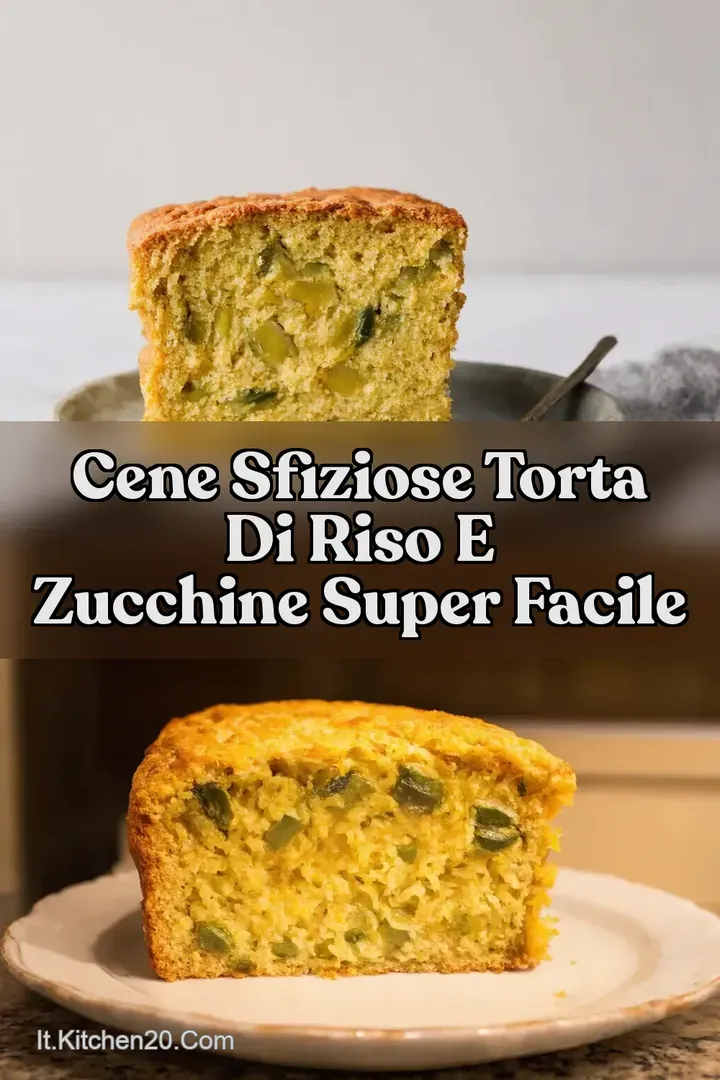 Cene Sfiziose TORTA DI RISO E ZUCCHINE Super Facile