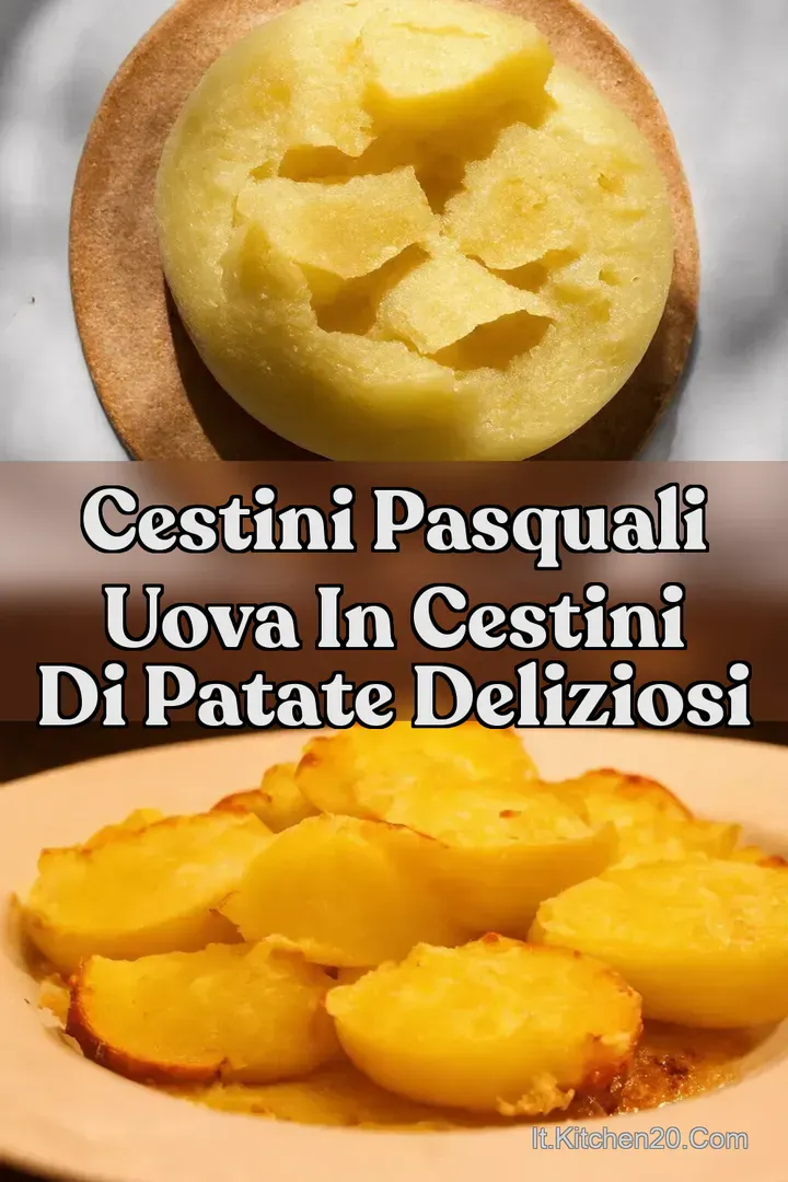 Cestini Pasquali Uova in Cestini di Patate Deliziosi
