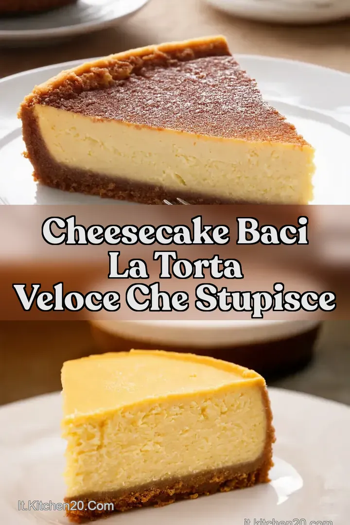 Cheesecake Baci La Torta Veloce che Stupisce