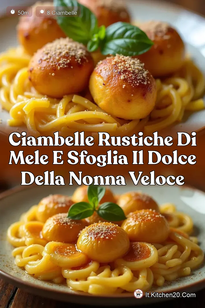 Ciambelle Rustiche di Mele e Sfoglia Il Dolce della Nonna Veloce