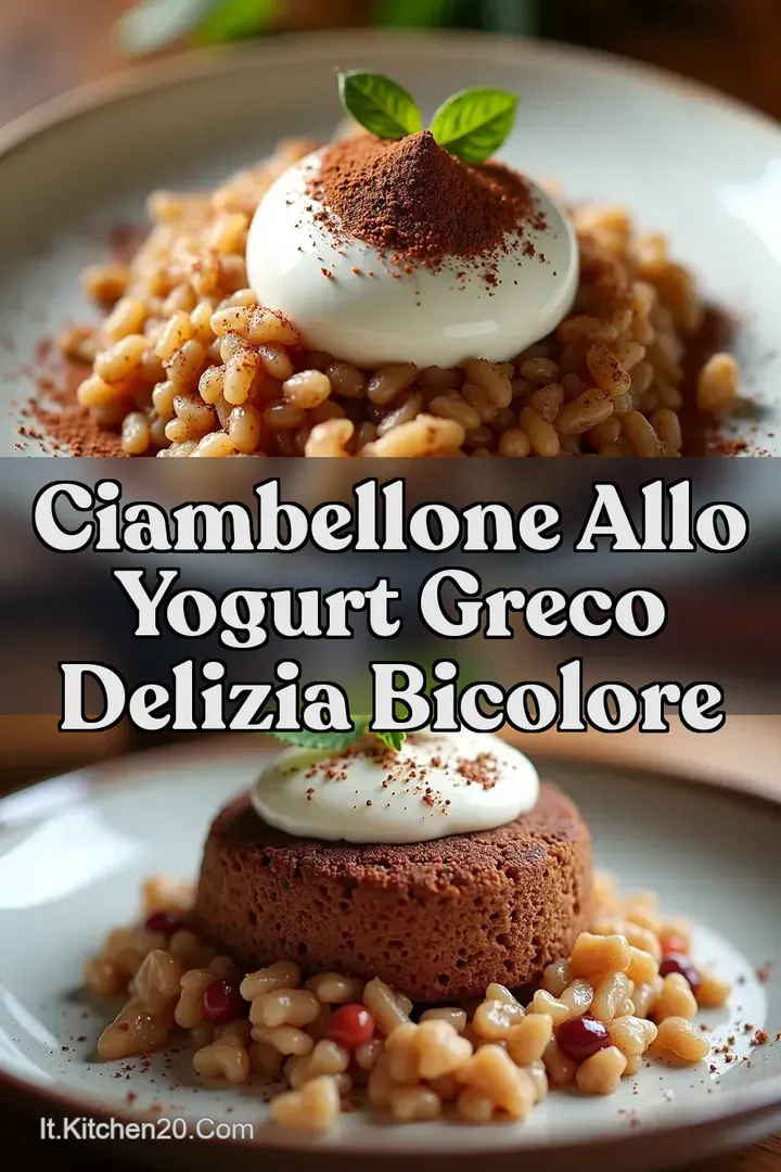 Ciambellone allo Yogurt Greco Delizia Bicolore