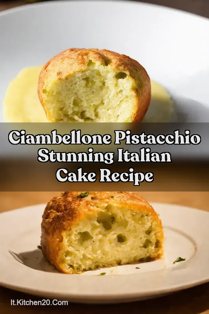 Ciambellone Pistacchio Stunning Italian Cake Recipe