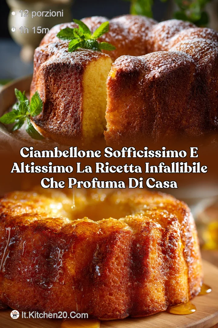 Ciambellone sofficissimo e altissimo la ricetta infallibile che profuma di casa