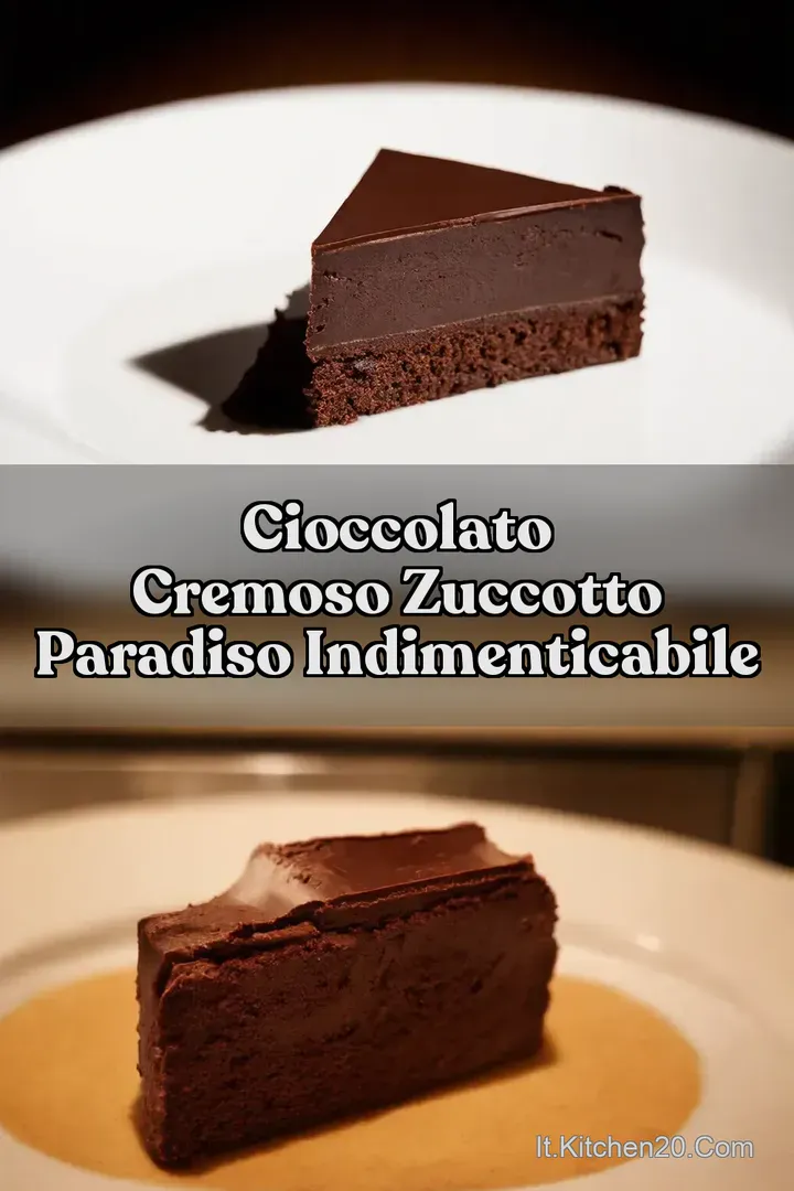Cioccolato Cremoso Zuccotto Paradiso Indimenticabile
