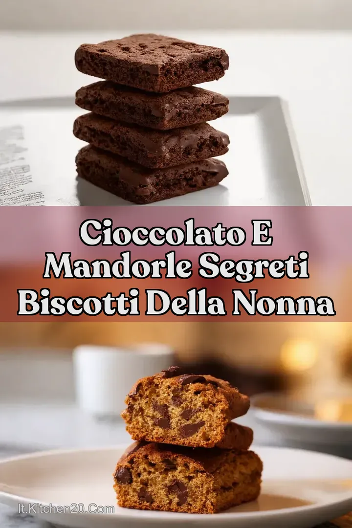 Cioccolato e Mandorle Segreti Biscotti della Nonna
