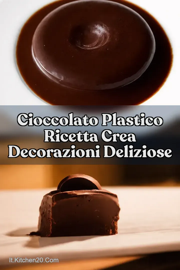 Cioccolato plastico ricetta Crea decorazioni deliziose