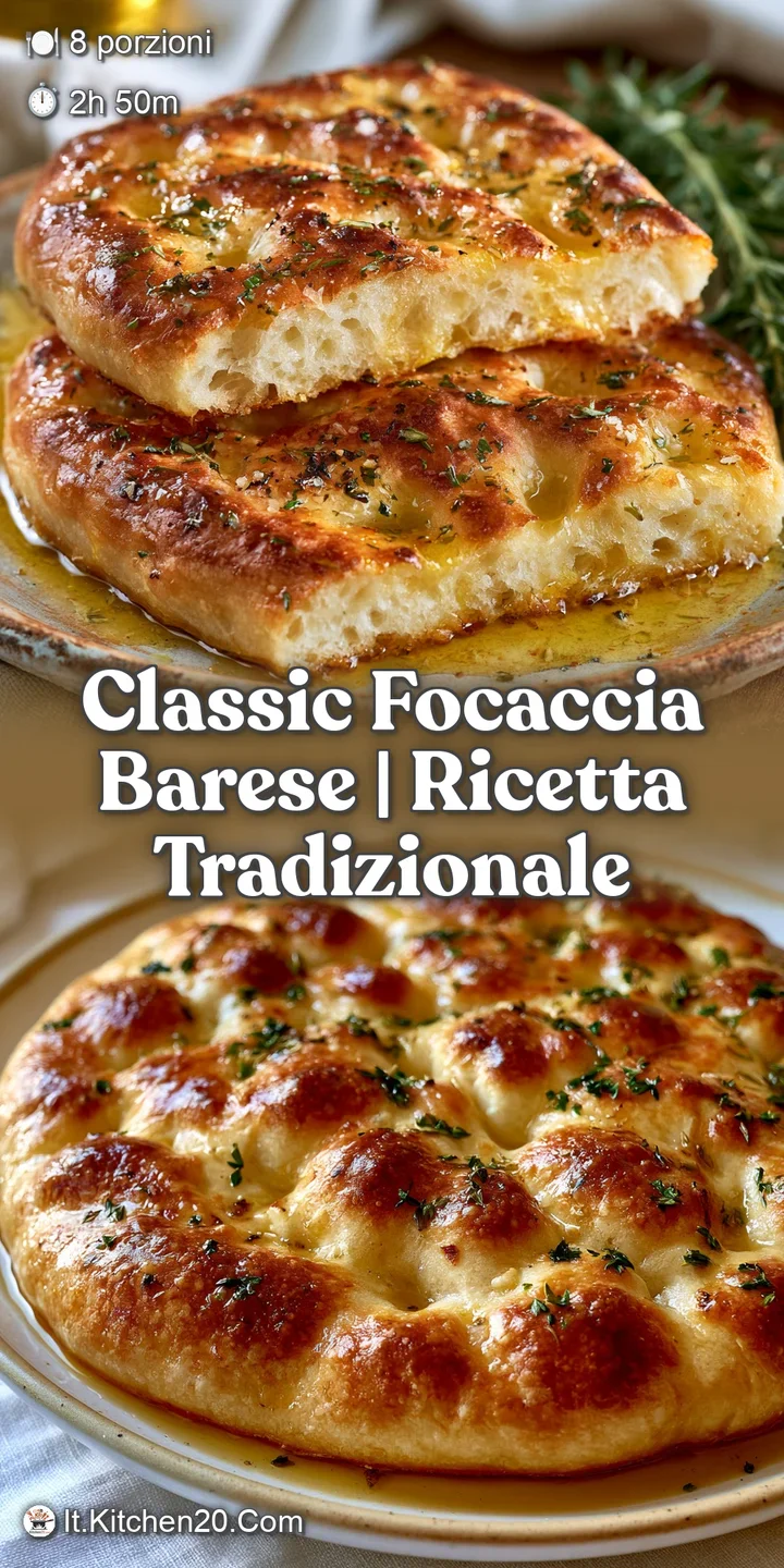 Primo piano di una superficie dorata e alveolata, con pomodorini rossi caramellati e olive nere lucide e saporite.
