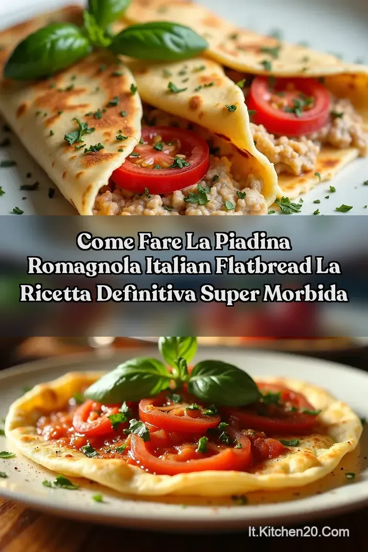 Come Fare la Piadina Romagnola Italian Flatbread La Ricetta Definitiva Super Morbida