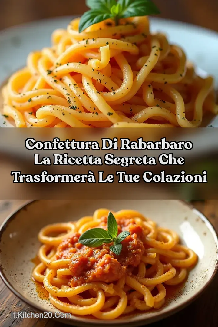 Confettura di Rabarbaro La Ricetta Segreta che Trasformer&agrave; le Tue Colazioni