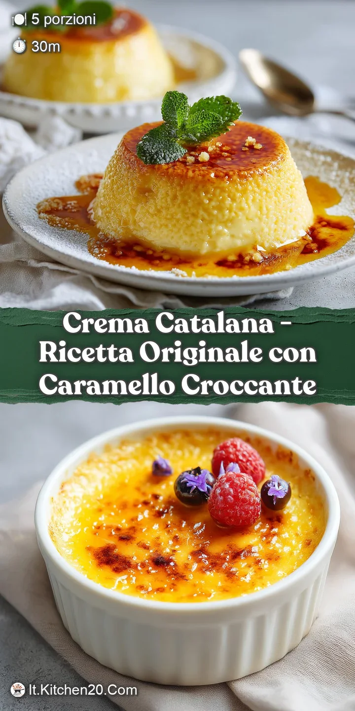 A fork gently breaks through the amber, glassy sugar crust of a rich, smooth custard.