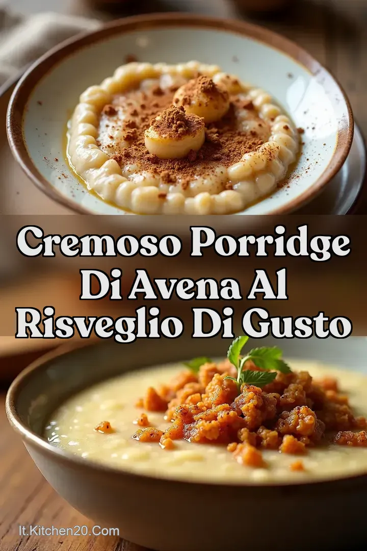 Cremoso Porridge di Avena al Risveglio di Gusto
