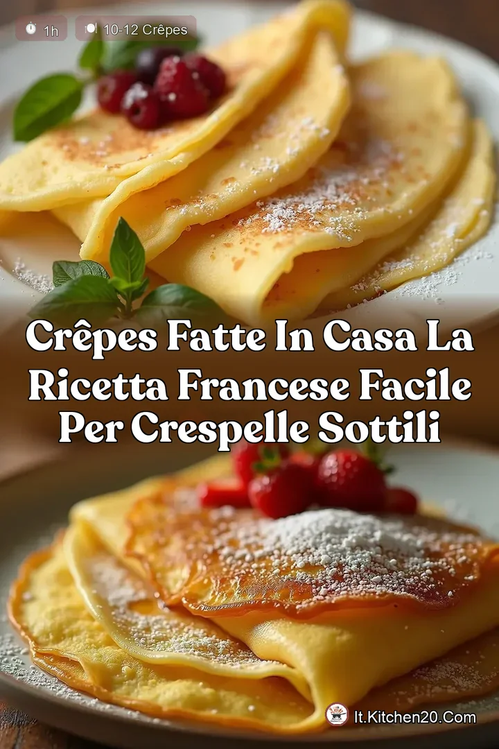 Cr&ecirc;pes Fatte in Casa La Ricetta Francese Facile per Crespelle Sottili