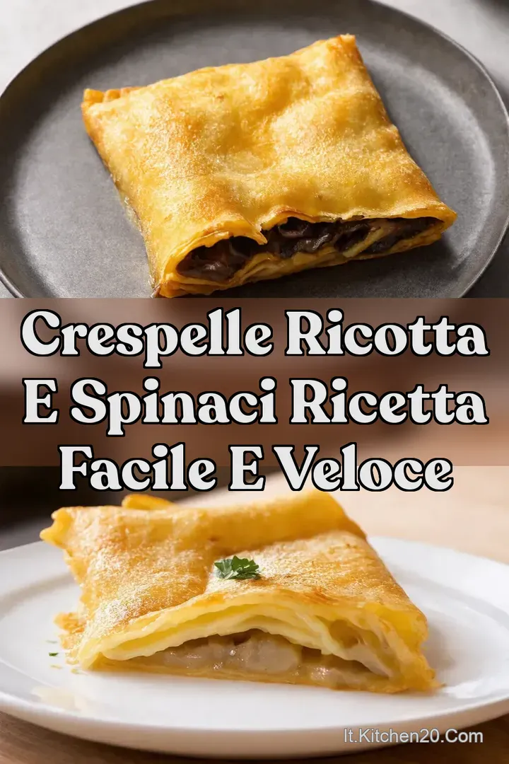 Crespelle Ricotta e Spinaci Ricetta Facile e Veloce