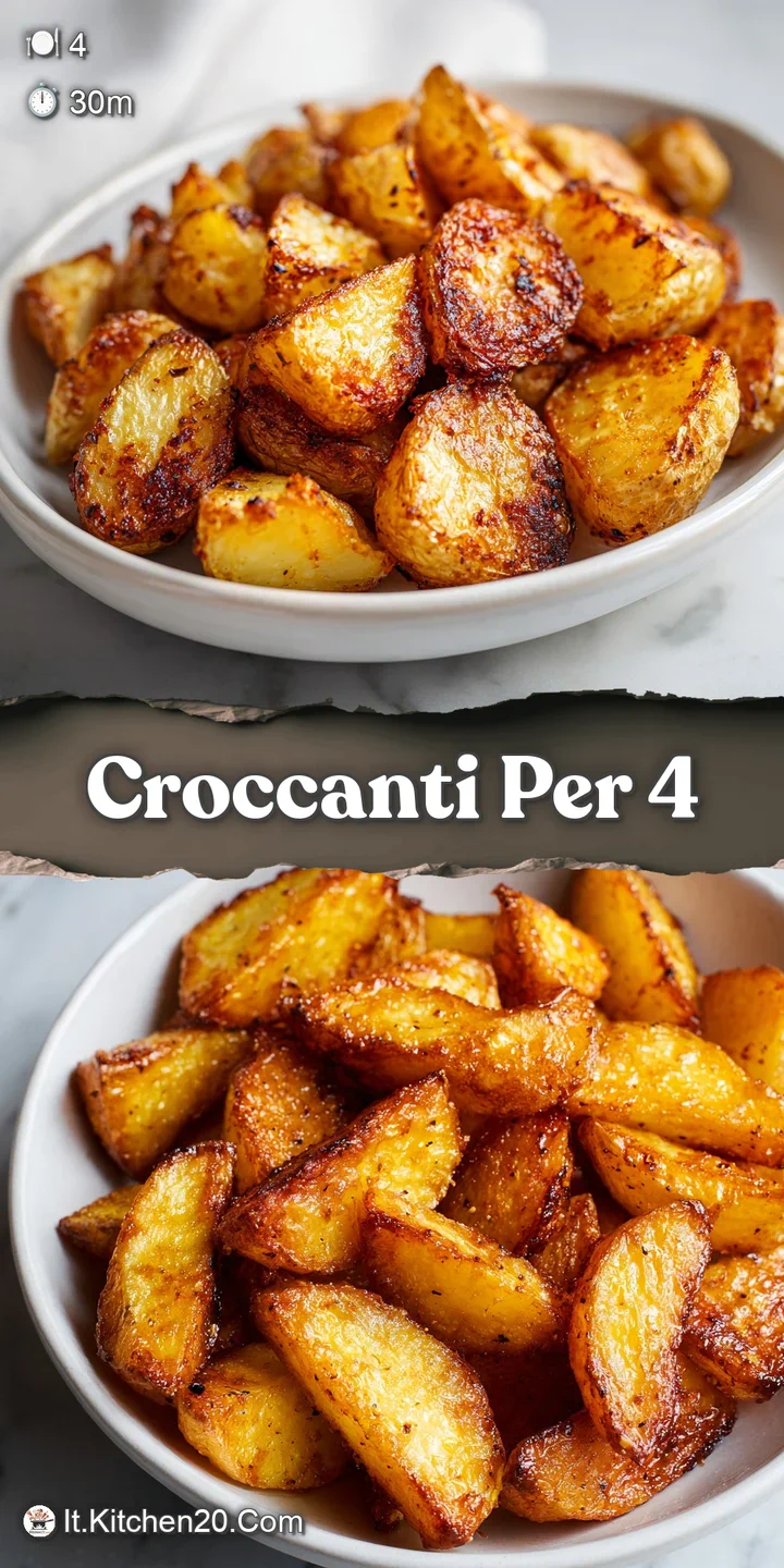 Close-up captures the appealing sizzle and caramelized edges of golden potato slices, with a generous showering of fresh h...