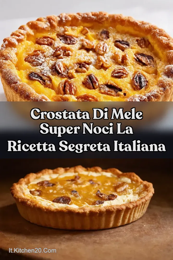 Crostata di Mele Super Noci La ricetta segreta italiana