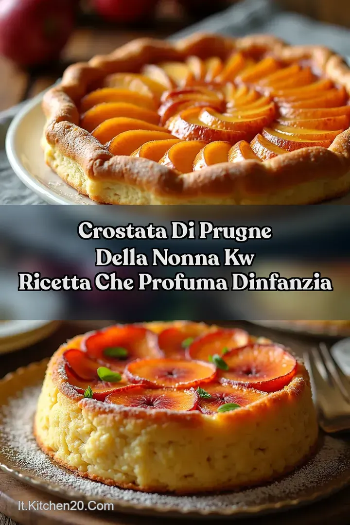 Crostata di Prugne della Nonna kw Ricetta che Profuma dInfanzia