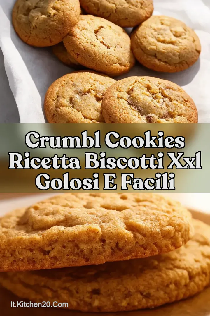 Crumbl Cookies Ricetta Biscotti XXL Golosi e Facili
