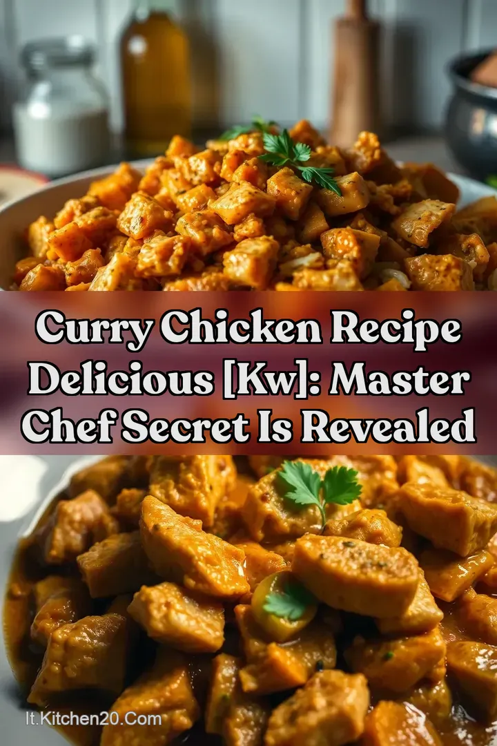 Curry Chicken Recipe Delicious [kw]: Master Chef Secret is Revealed