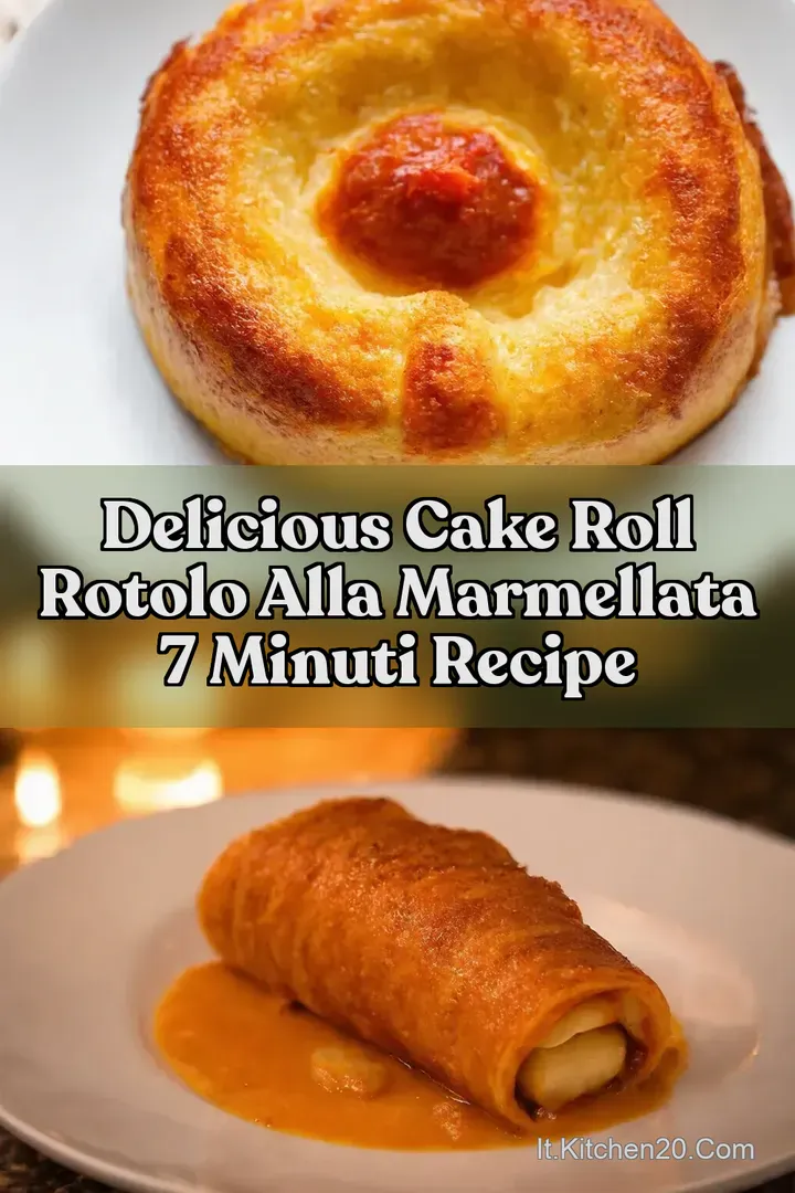 Delicious Cake Roll Rotolo alla marmellata 7 minuti Recipe