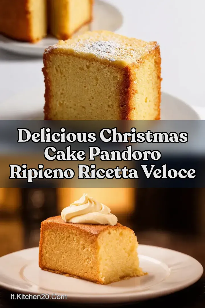 Delicious Christmas Cake Pandoro Ripieno Ricetta Veloce