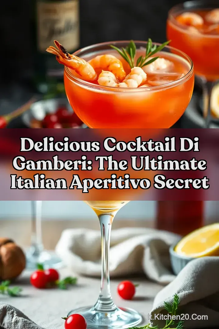 Delicious Cocktail di Gamberi: The Ultimate Italian Aperitivo Secret