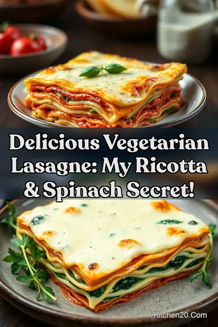 Delicious Vegetarian Lasagne: My Ricotta & Spinach Secret!