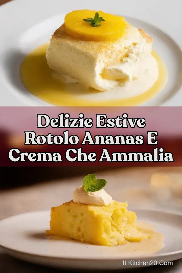 Delizie Estive Rotolo Ananas e Crema che Ammalia