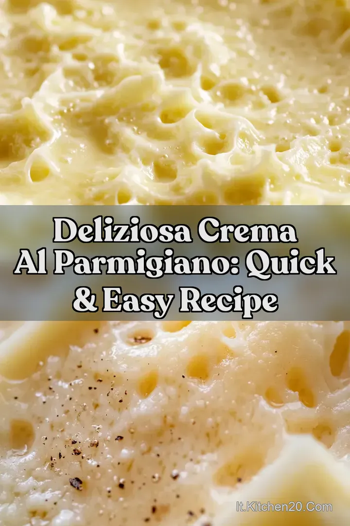 Deliziosa Crema Al Parmigiano: Quick & Easy Recipe