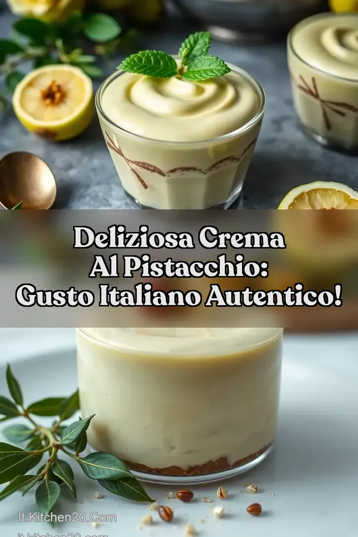 Deliziosa Crema al Pistacchio: Gusto Italiano Autentico!