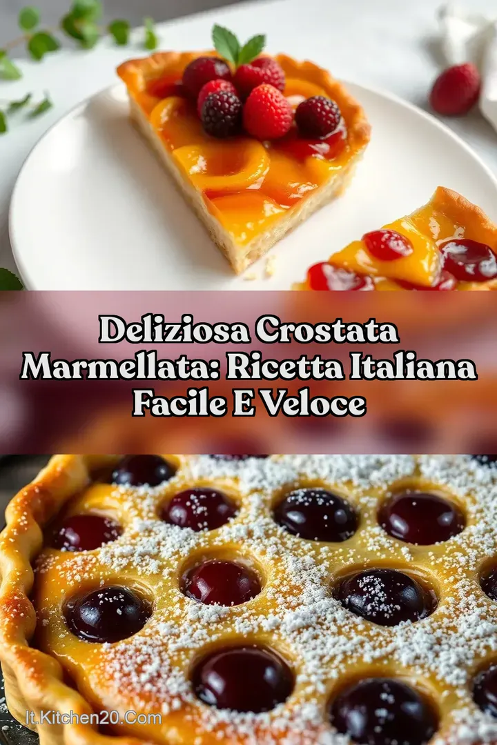 Deliziosa Crostata Marmellata: Ricetta Italiana Facile e Veloce