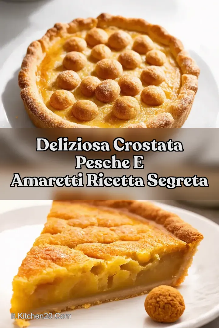 Deliziosa Crostata Pesche e Amaretti Ricetta Segreta