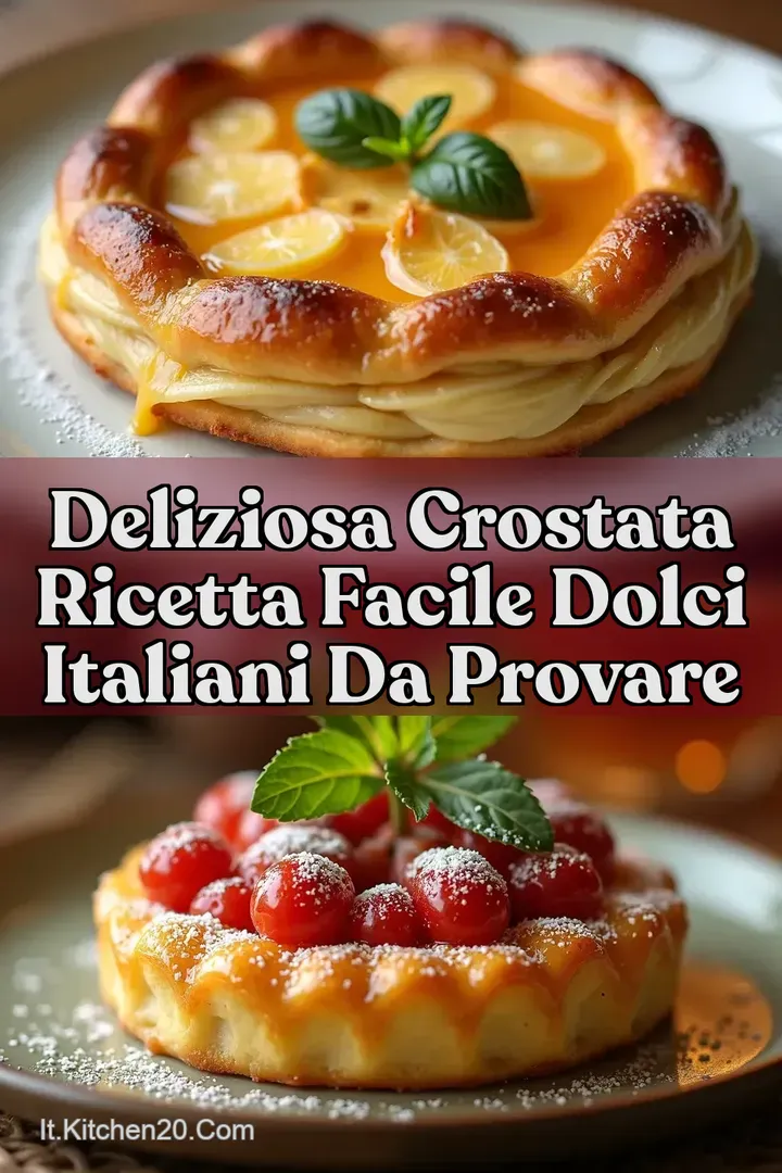 Deliziosa Crostata Ricetta Facile Dolci Italiani da Provare