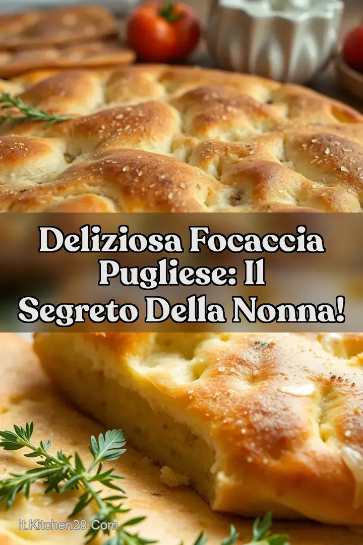 Deliziosa Focaccia Pugliese: il Segreto della Nonna!