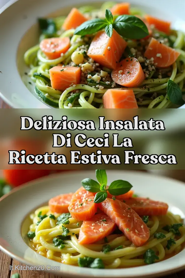 Deliziosa Insalata di Ceci La Ricetta Estiva Fresca