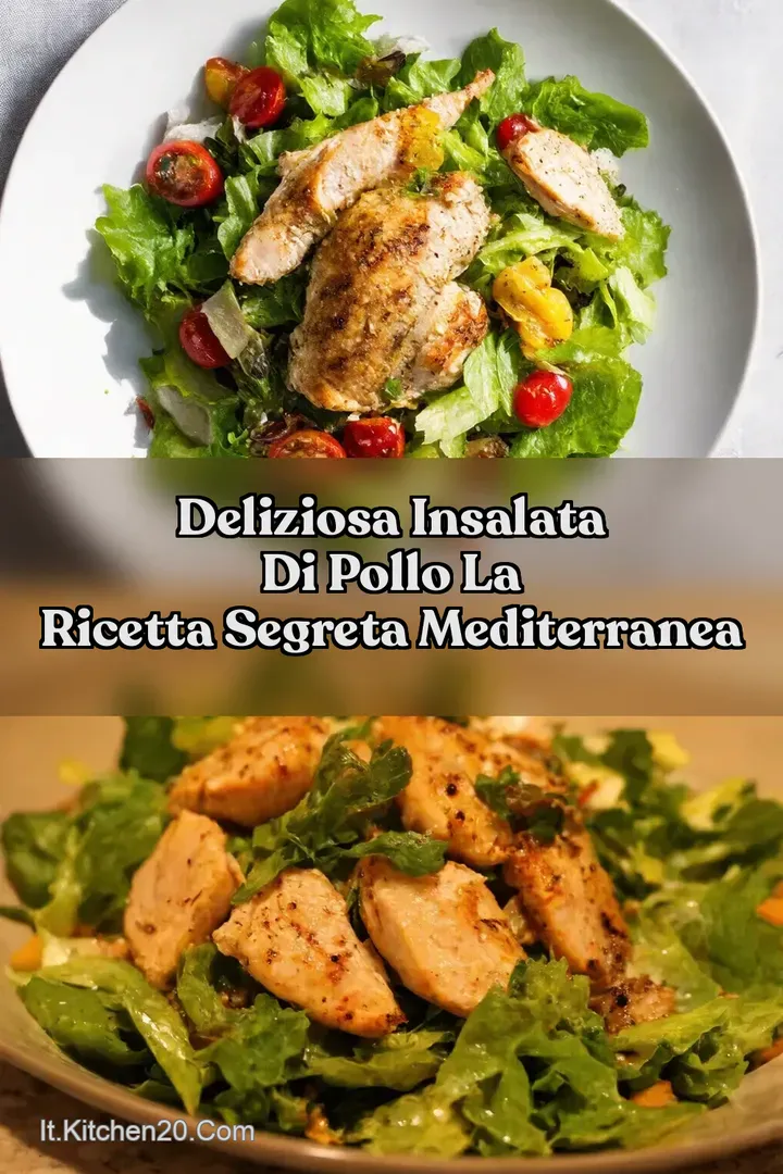 Deliziosa insalata di pollo La ricetta segreta mediterranea