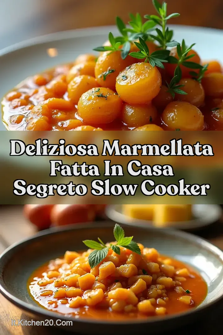 Deliziosa Marmellata fatta in casa segreto slow cooker