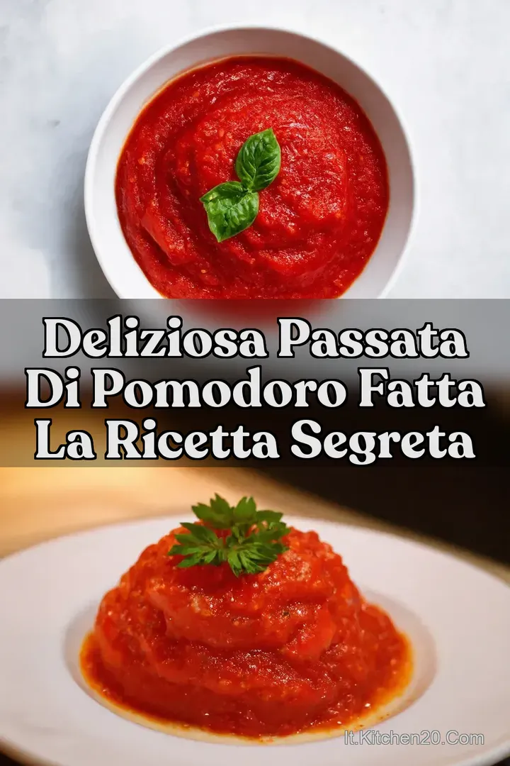 Deliziosa Passata di pomodoro fatta la ricetta segreta