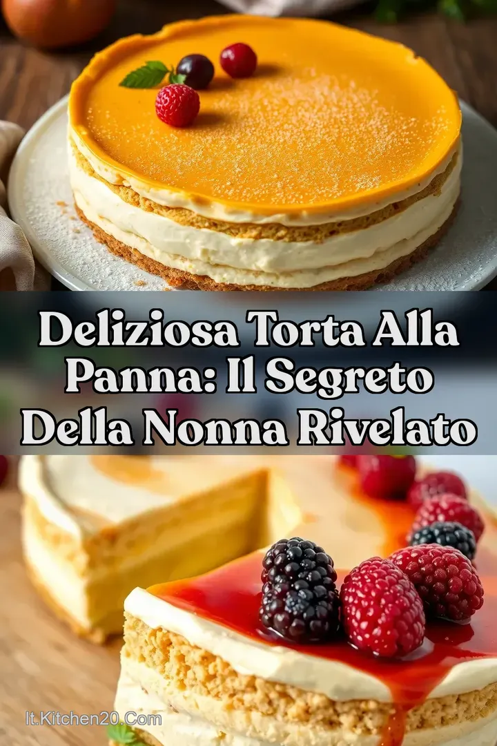 Deliziosa Torta alla Panna: Il Segreto della Nonna Rivelato
