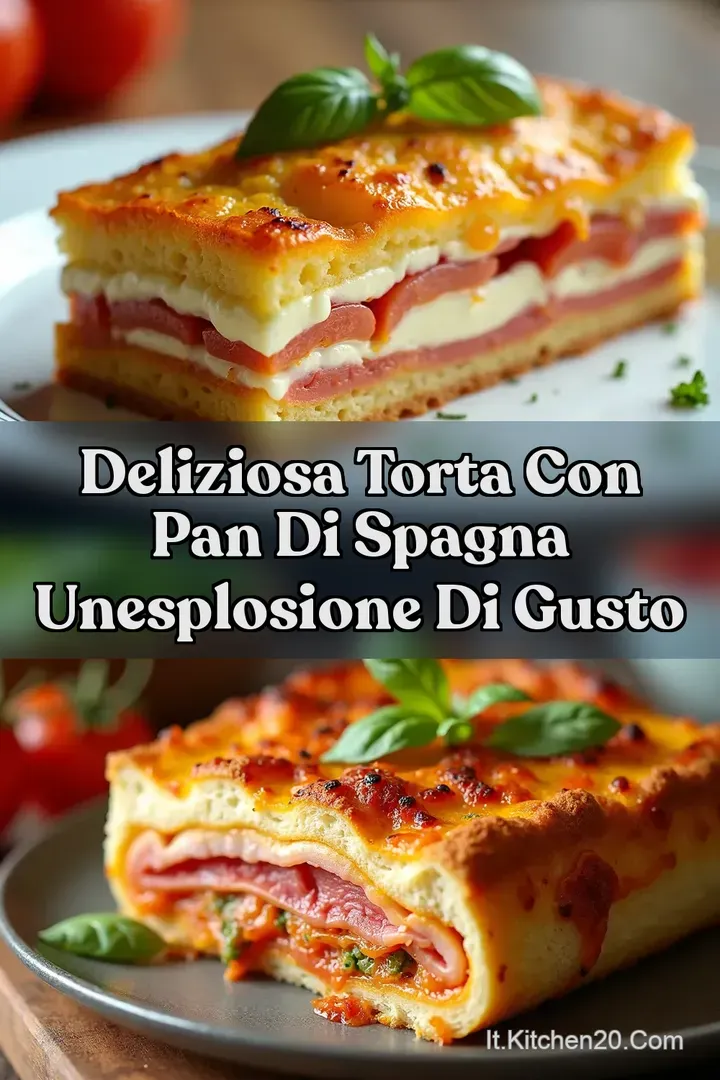 Deliziosa TORTA CON PAN DI SPAGNA Unesplosione di gusto