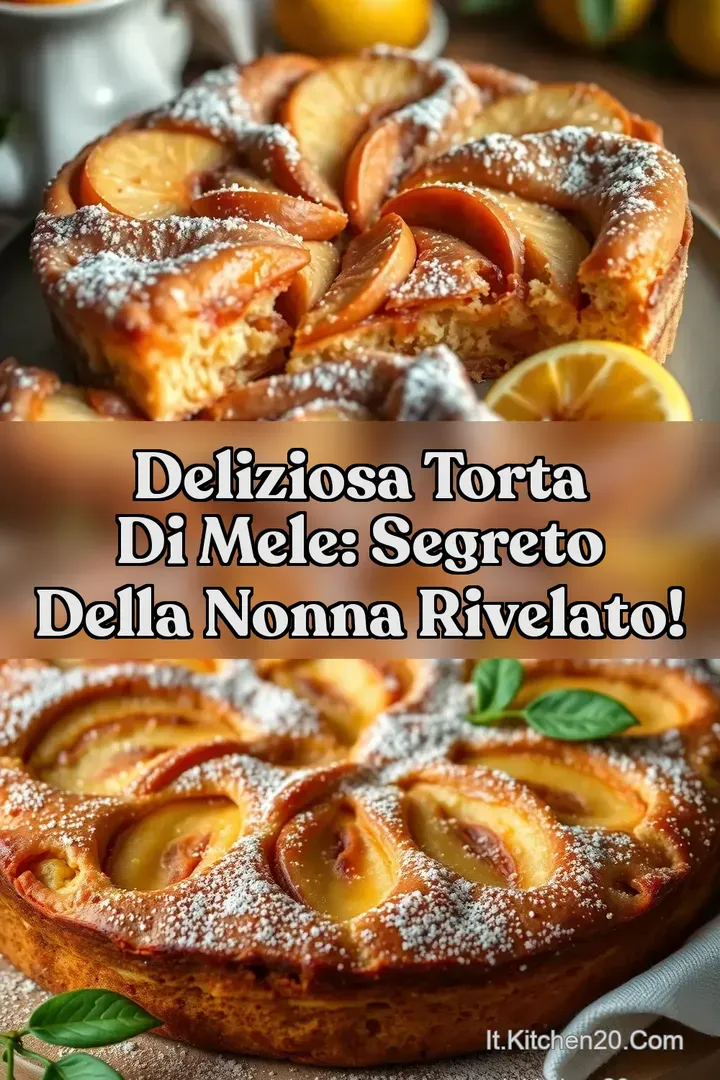 Deliziosa Torta di Mele: Segreto della Nonna Rivelato!