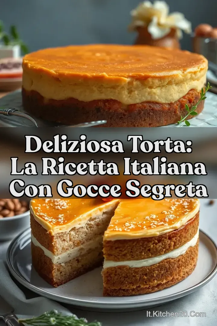 Deliziosa Torta: La Ricetta Italiana con Gocce Segreta