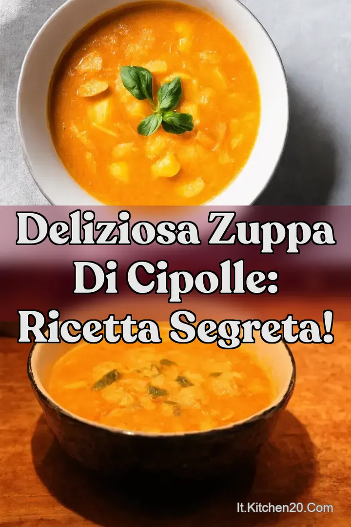 Deliziosa Zuppa di Cipolle: Ricetta Segreta!